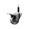 Service Caster 3'' Semi Steel Swivel 3/4'' Expanding Stem Caster Total Lock Brake SCC-EXTTL20S314-SSS-34 - alternate 1